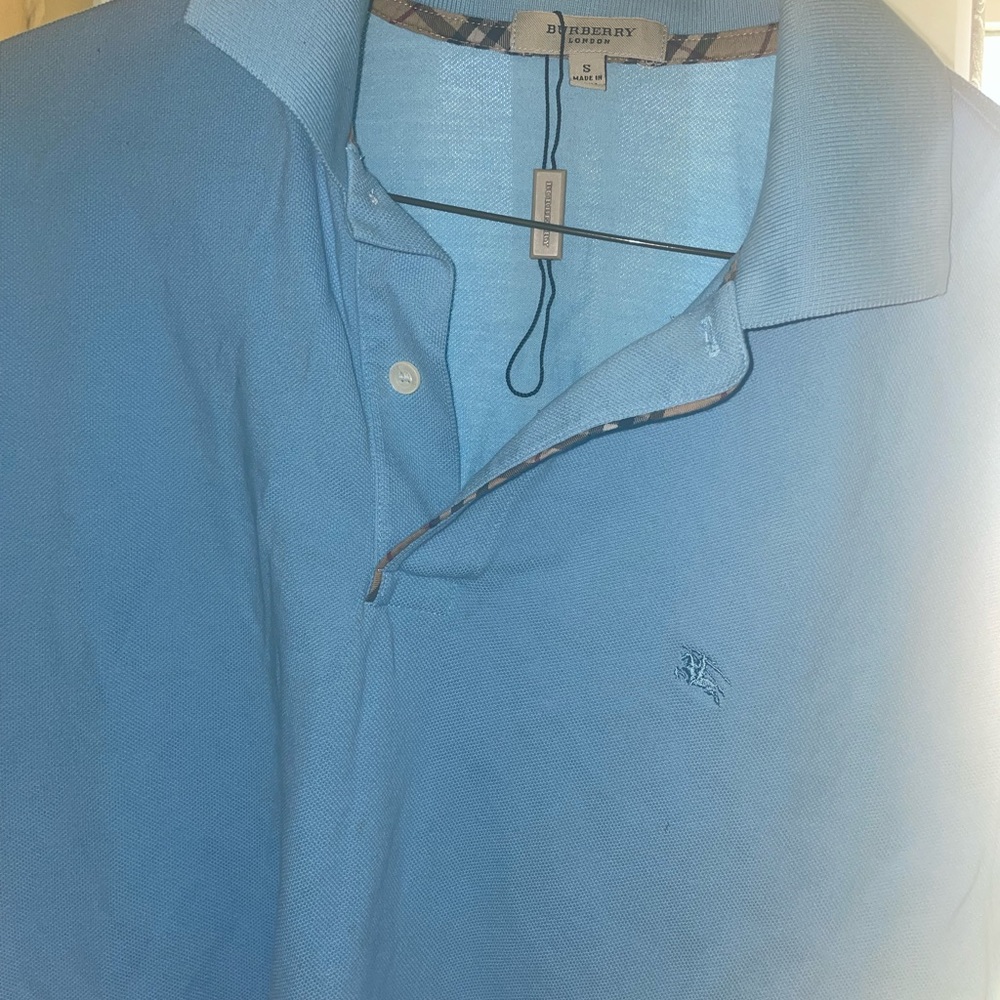 Baby blue,Burberry,Men’s,Polo